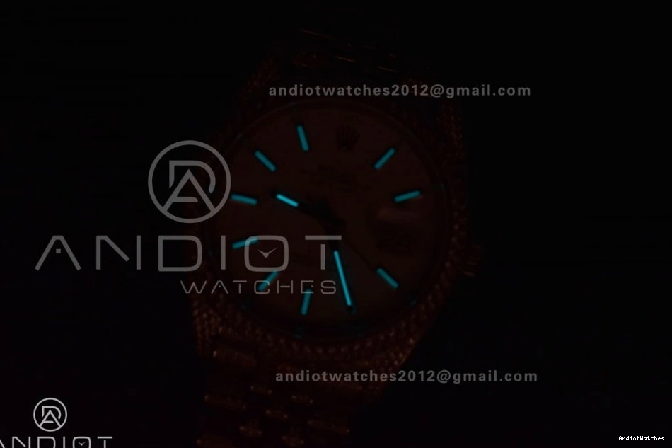 SportInspired Markers DateJust Version Blue Best Stick Diamond 897 JDF 41mm 0413